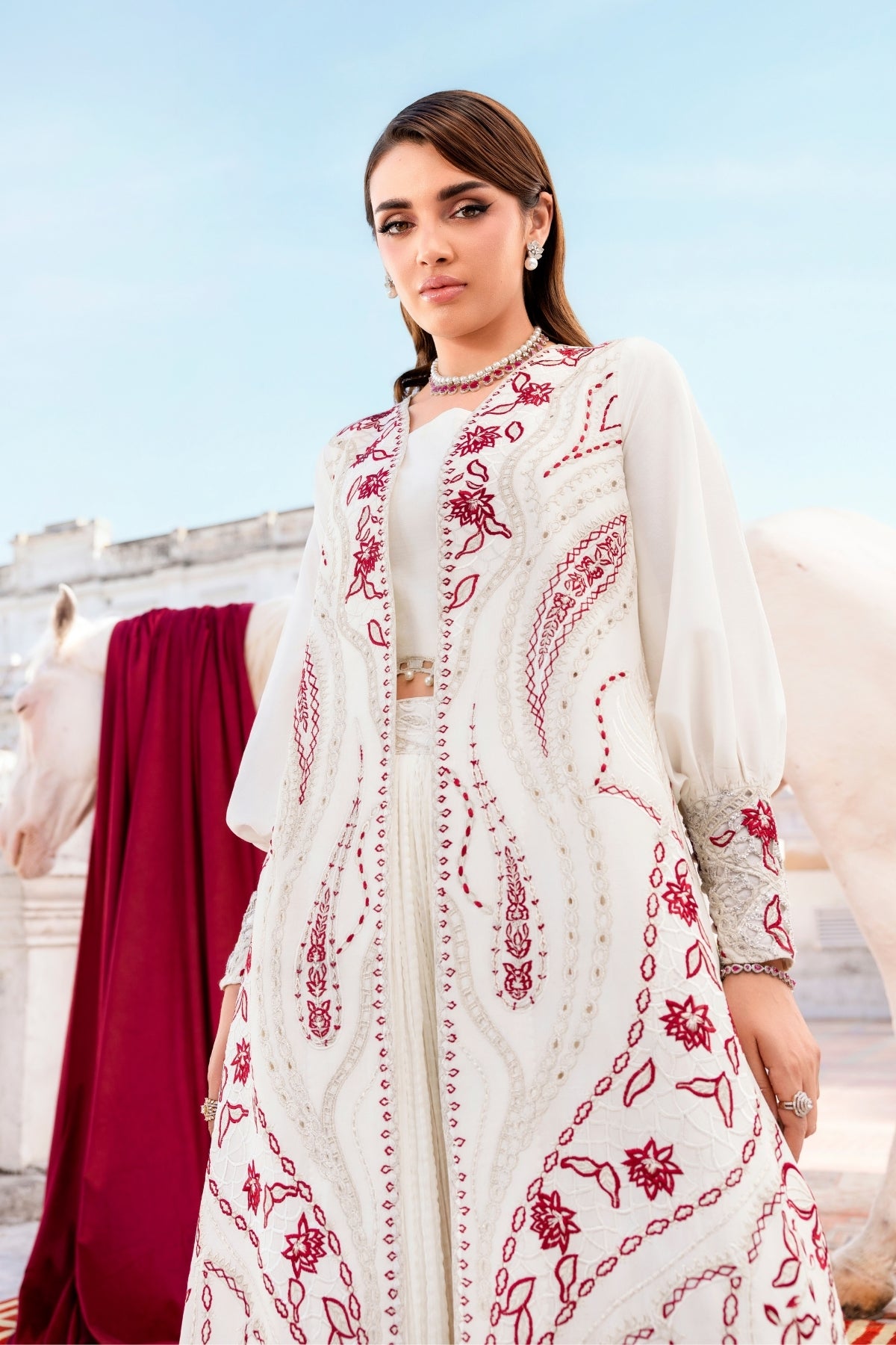 Elira by Huma Mistry Official: close-up of the intricate, handcrafted jewelry piece showcasing detailed design and craftsmanship.