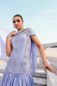 Huma Mistry Official Odette jewelry piece with intricate silver design and gemstone accents, displayed on a white background.