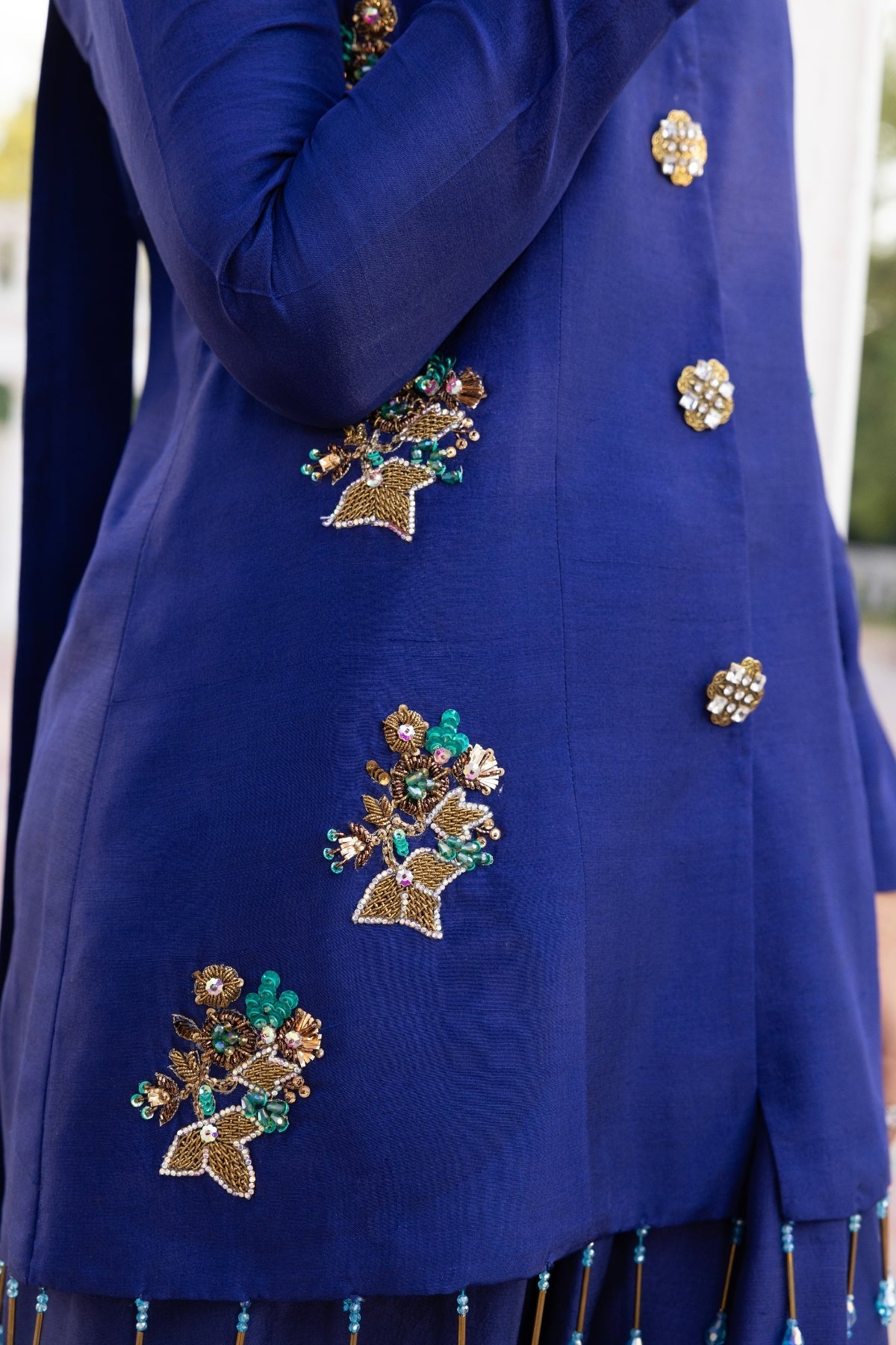Huma Mistry Official Selene jewelry piece featuring intricate design and elegant craftsmanship on a white background.