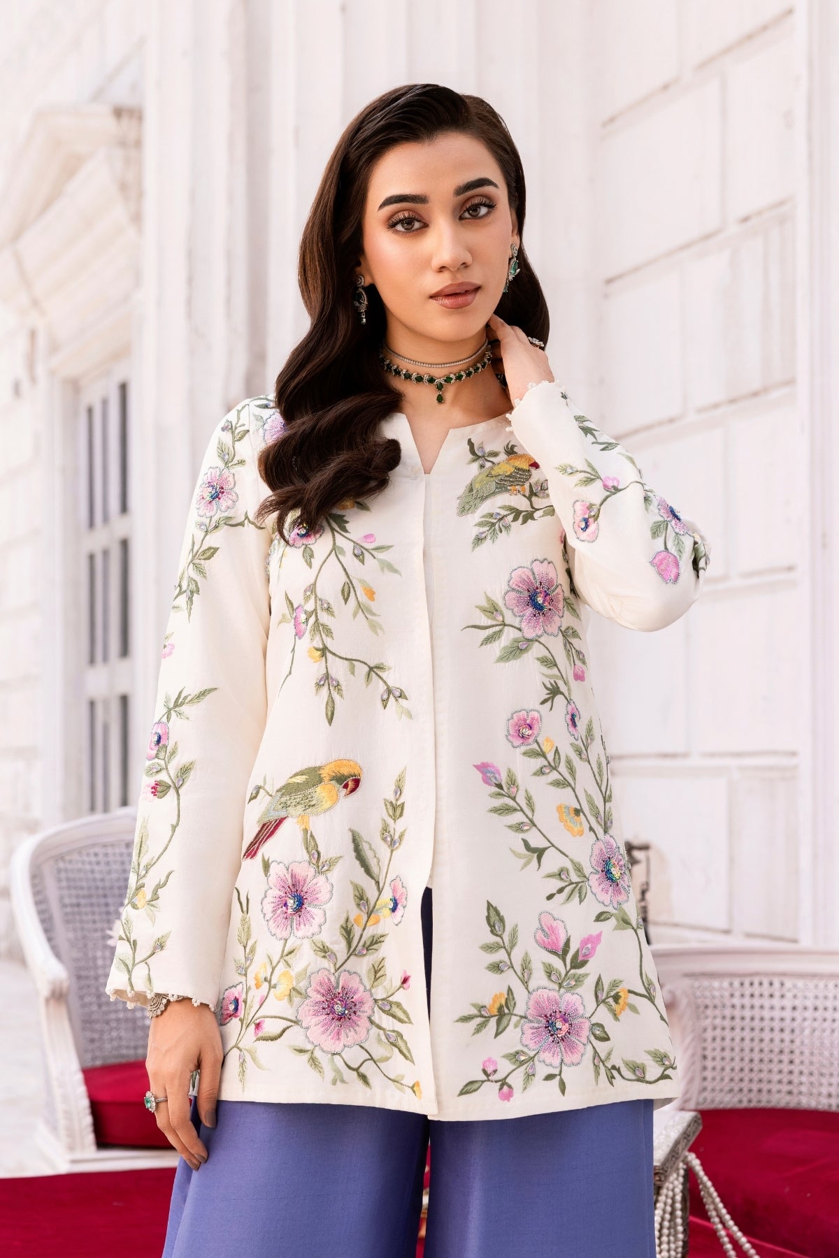 Huma Mistry Official Eloise jewelry piece featuring intricate design and elegant craftsmanship displayed on a neutral background.