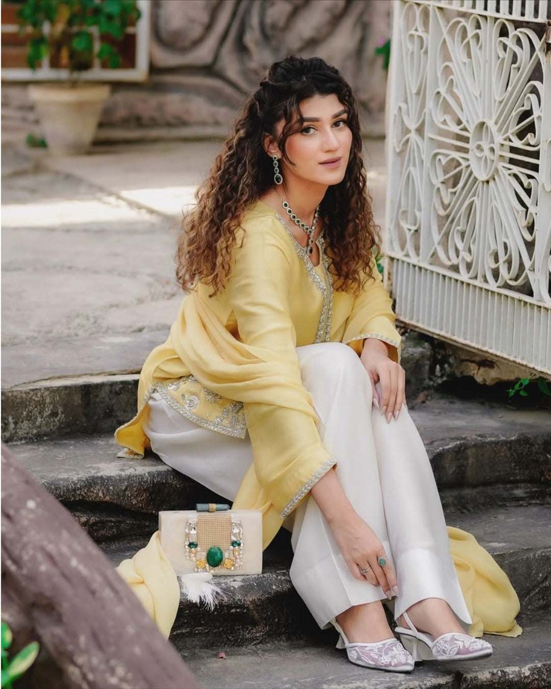 Butter Radiance, as worn by Rehma Zaman - Huma Mistry Official