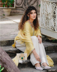 Butter Radiance, as worn by Rehma Zaman - Huma Mistry Official